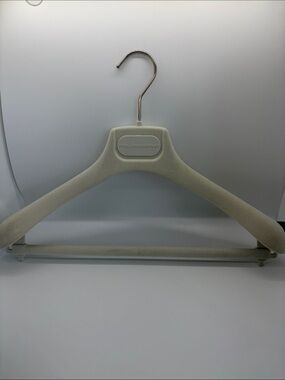 Stella McCartney Cream Velvet Padded Suit Hanger with Bar